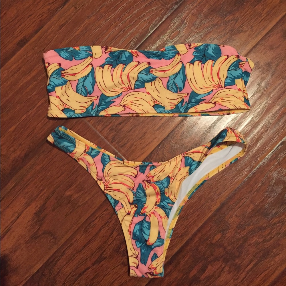Brand New Banana Bikini Set